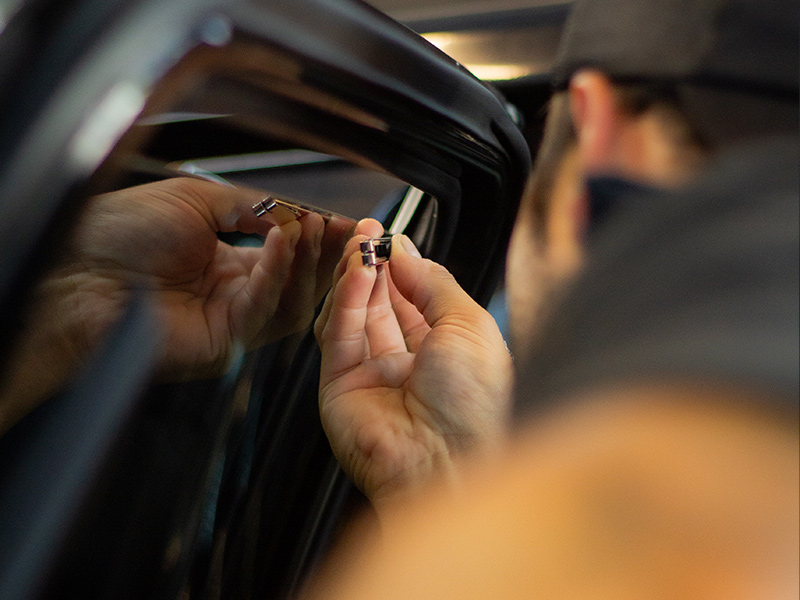 Aplicação de película automotiva - Processo Detail Curitiba